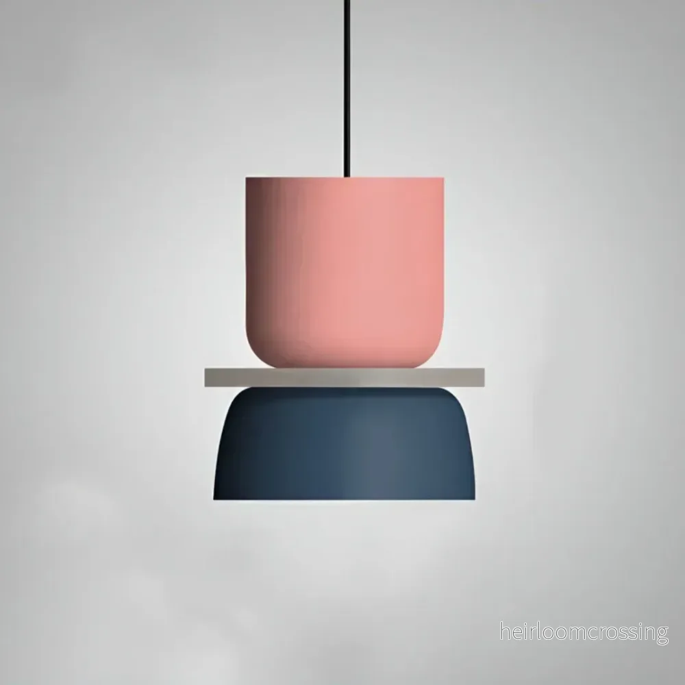 Färgglad och trendig Macaron LED hängande lampa – VividGlow