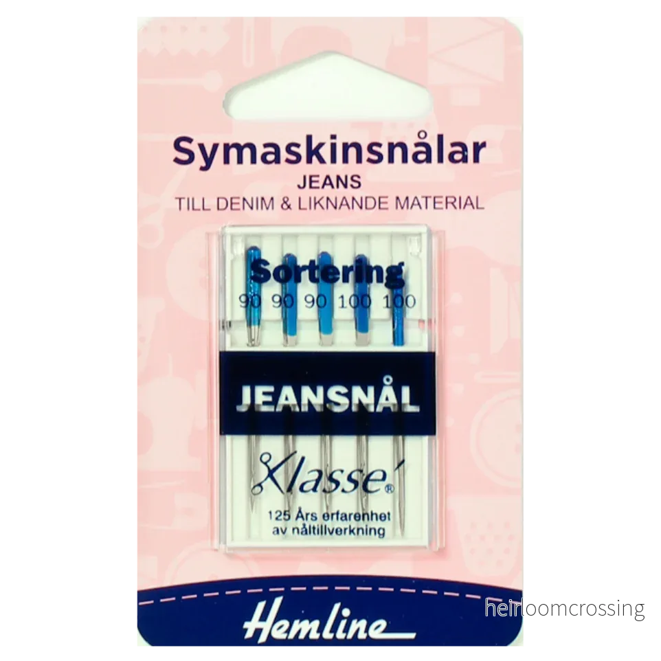 Symaskinsnålar Jeans 90-100