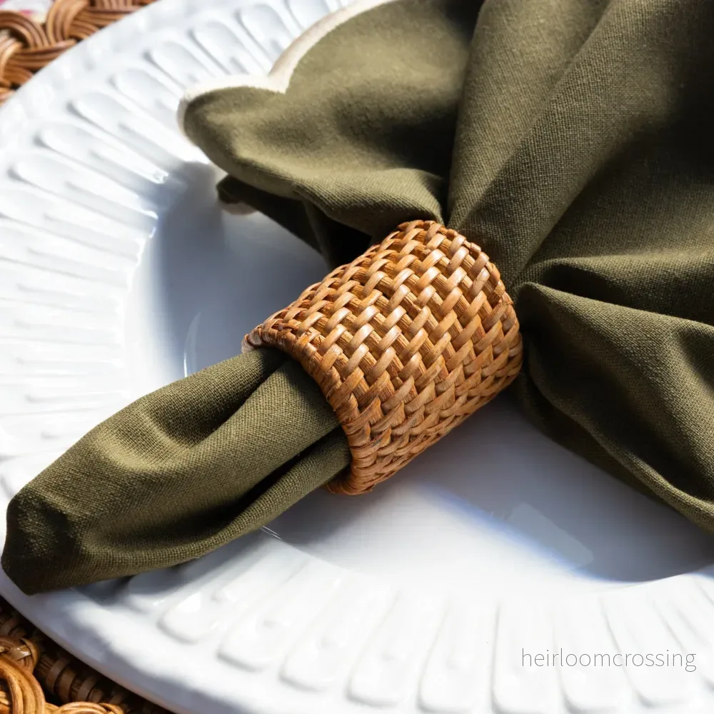 Napkin Ring Rattan Napkin Ring Rattan