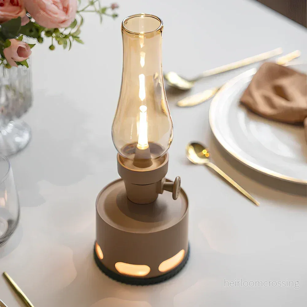 Återuppladdningsbar vintage LED-lampa - LumaLantern - Bild 2