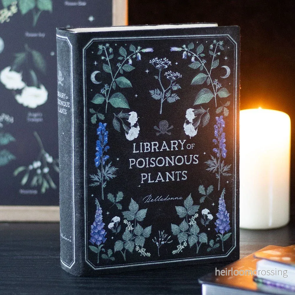 Library of Poisonous Plants Book Shaped Storage Box Library of Poisonous Plants Book Shaped Storage Box