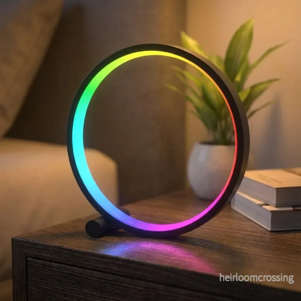 Flerfärgad stämningsbelysning i ringform – LuminovaRing
