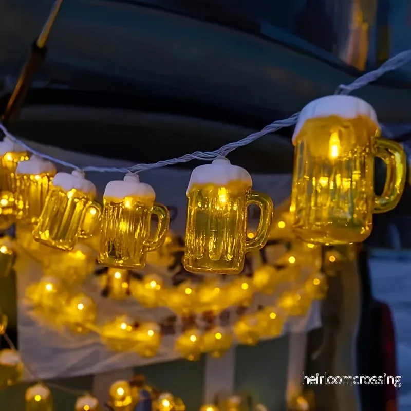 2 stycken LED-ölkrusljusslingor – LichterBier Oktoberfest 2026