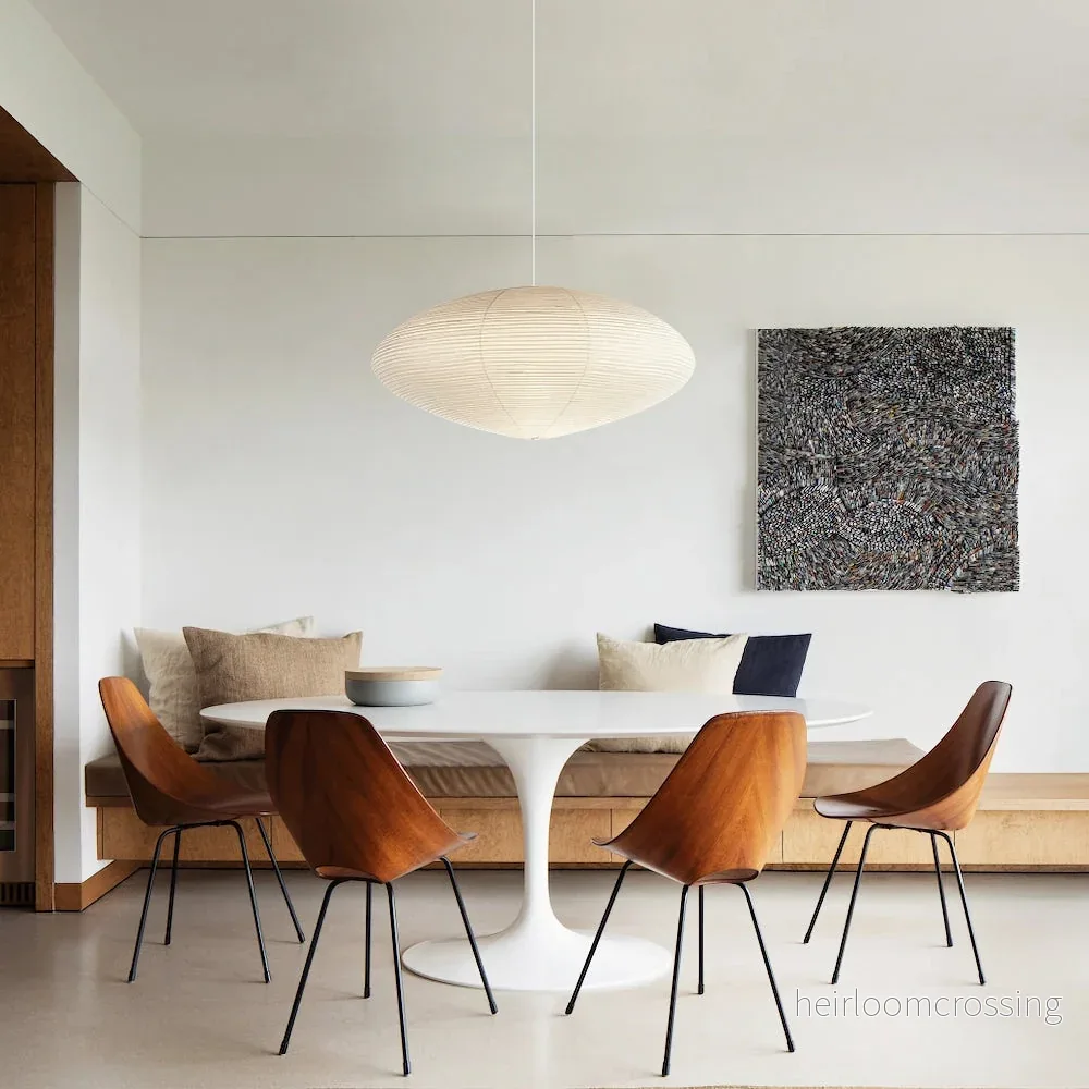 Pendellampa papperslykta – taklampa inspirerad av japansk Akari-design - Bild 3
