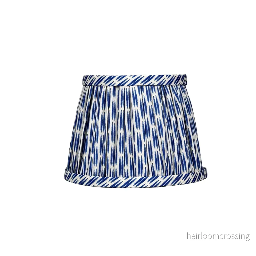 Lampshade Blue Ikat Small