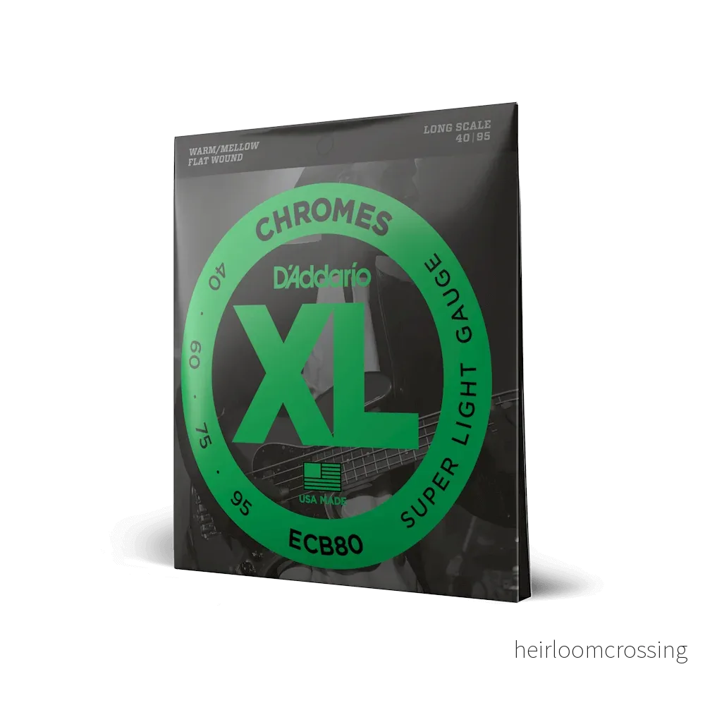 D’Addario – XL Chrome – 5 strängar set D’Addario – XL Chrome – 5 strängar set