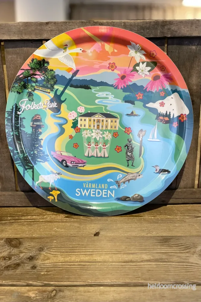 Värmland Rund Bricka