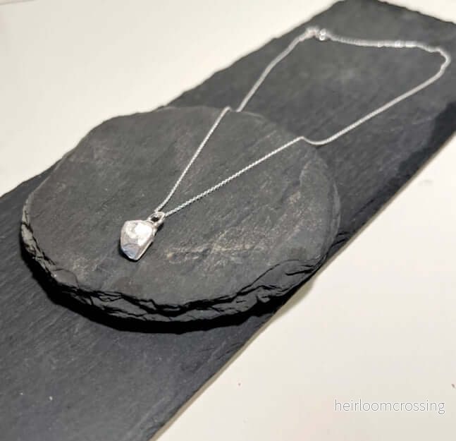 Silverhalsband med berlock Nugget-2 - Bild 2