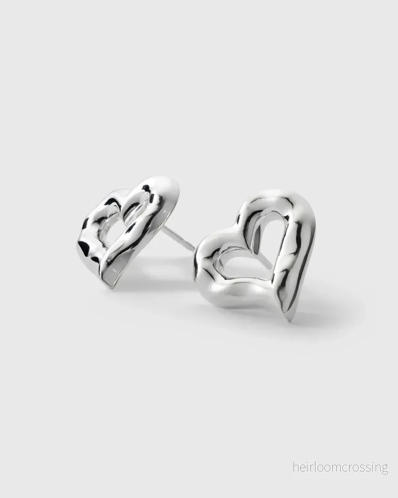 Puff Heart Earrings - Bild 2