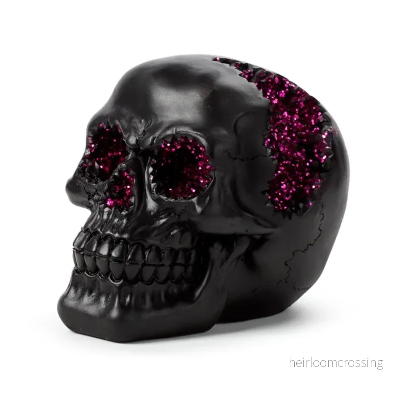 Black Geode Skull Purple - Bild 2