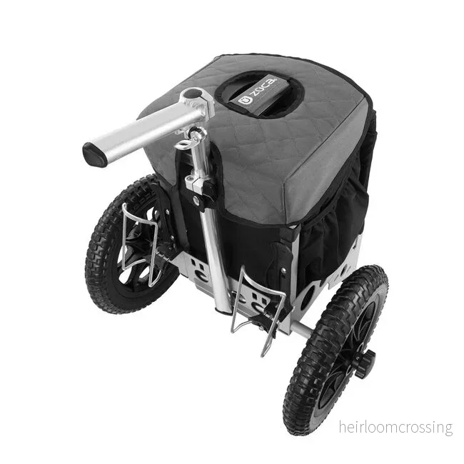 ZÜCA - Seat Cushion, Black/Gray (Compact Disc Golf Cart) - Bild 3