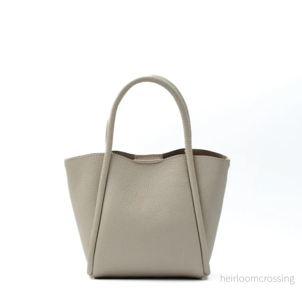 Väska I Läder ”Florence” Beige Latte Väska I Läder ”Florence” Beige Latte