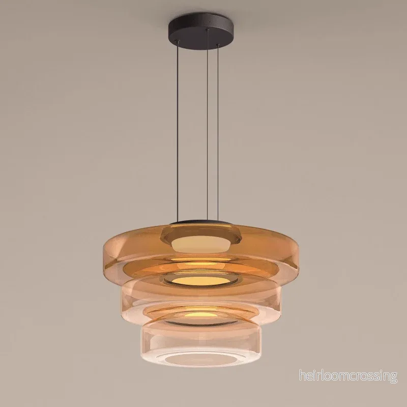 Modern glashängande lampa i Bauhaus-stil - AuroraSphere