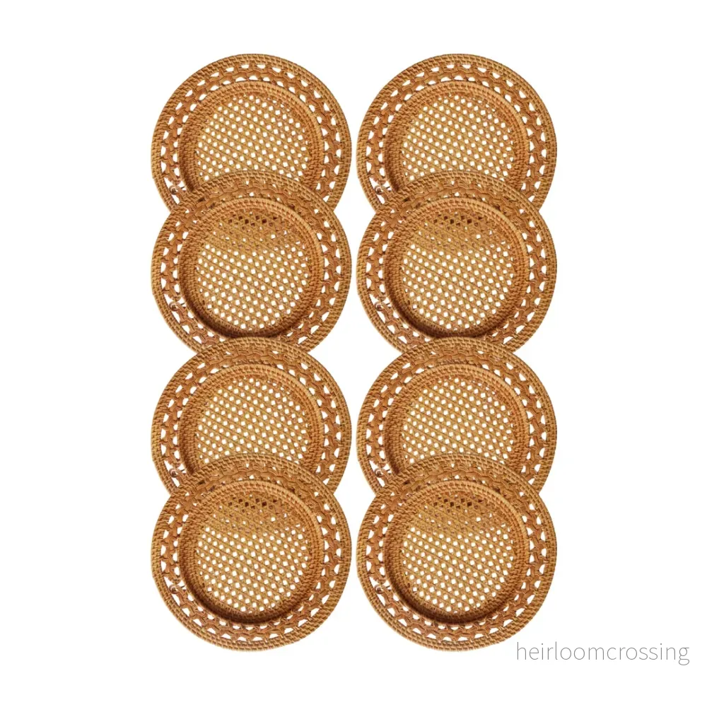 Natural rattan Charger Plate - Pretzel - Bild 3