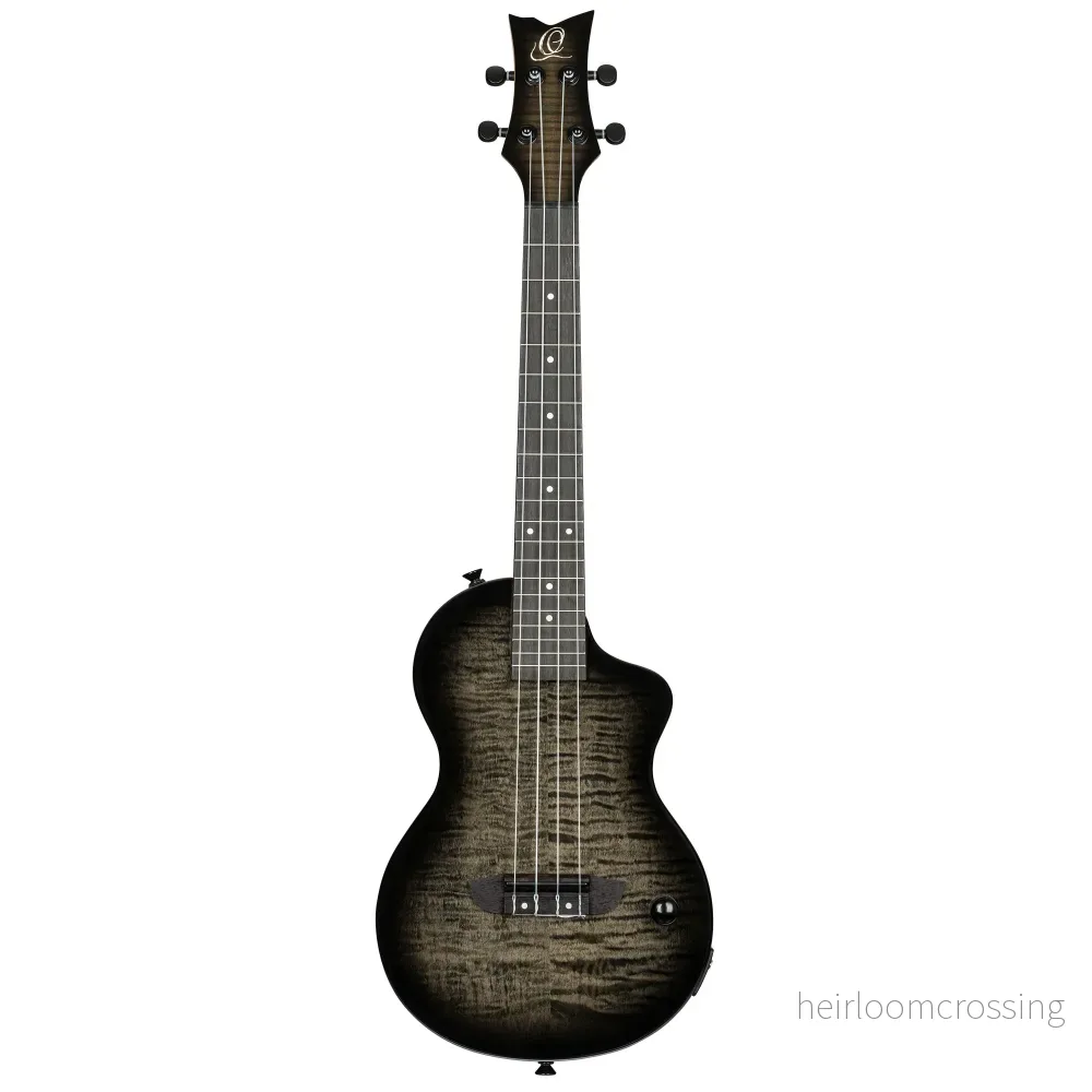 Tenorukulele - Solid body, Transparent Grey Burst