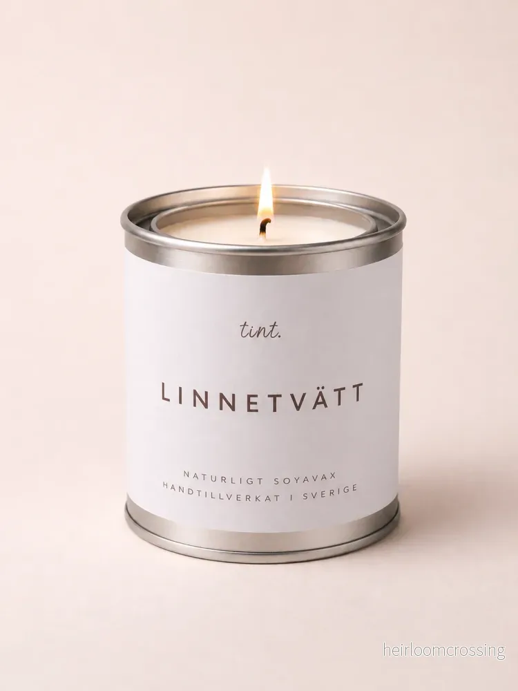 Linnetvätt - Handgjort doftljus från soyavax | Studio Tint - Bild 2
