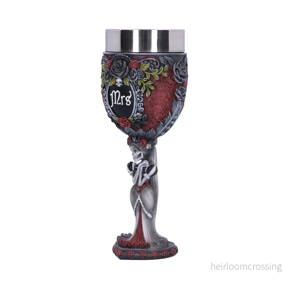 Mrs. Goblet - Handmålad Resin-bägare 21cm - Bild 3