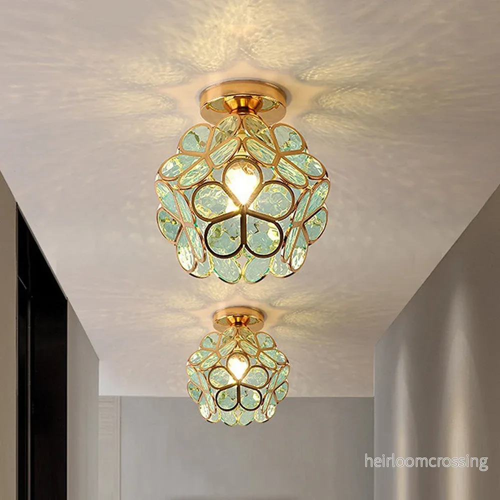 Taklampa med glasblommor - FloraGlow - Bild 2
