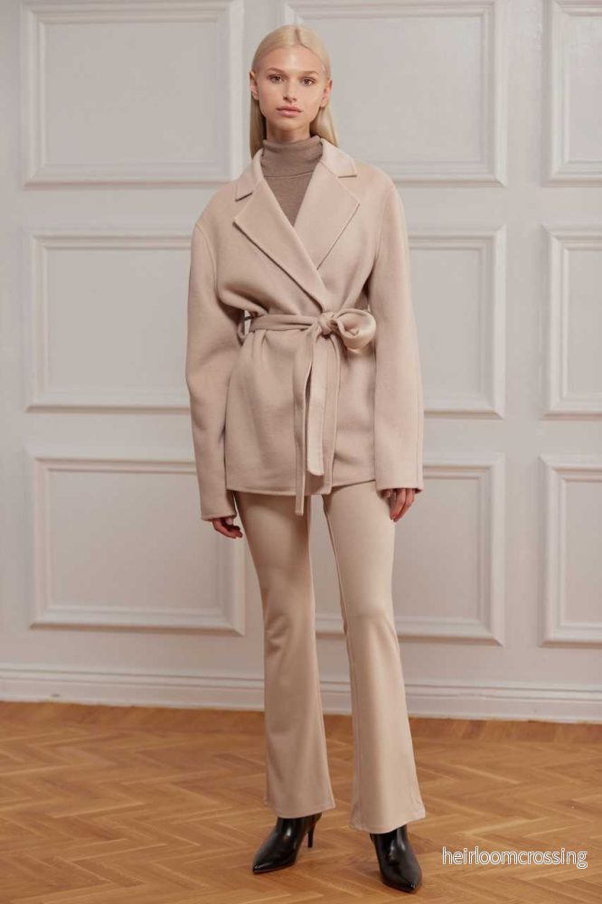 Alessia Omlottkappa Taupe - Bild 2