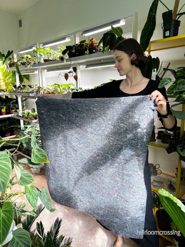 Bevattningsmatta i återvunnen textil - Bild 2