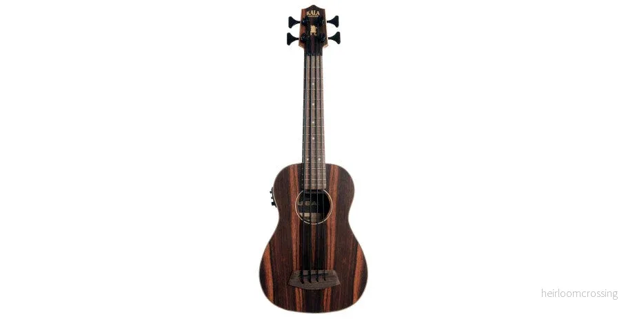 EBY - Fretted, Rosewood greppbräda, Metal Round Wound Strings - Bild 2
