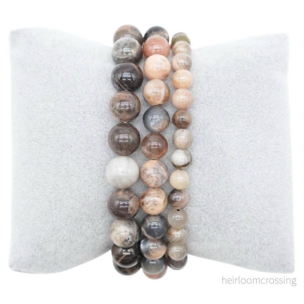 Svart Månsten Armband - Bild 3