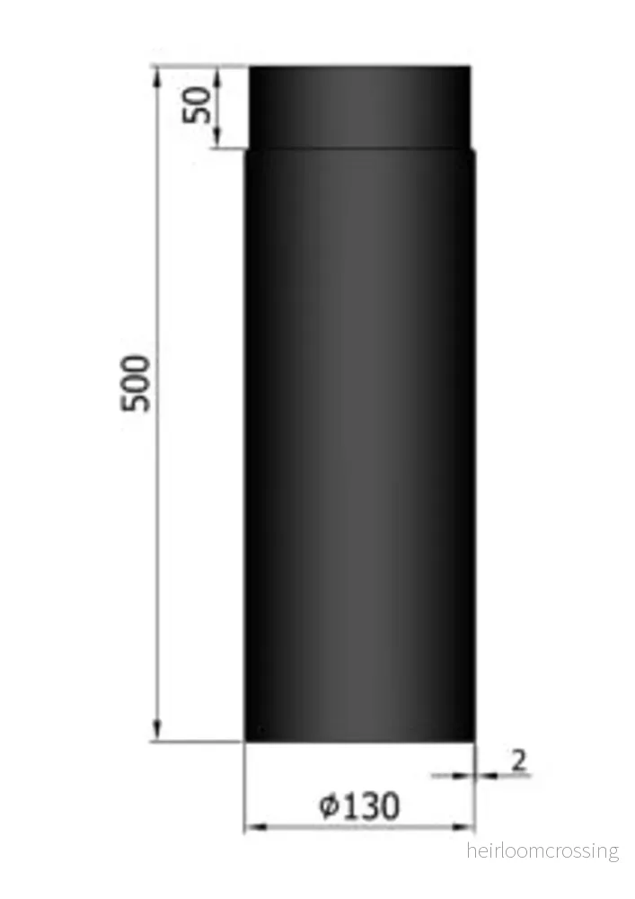 Rökrör Kaminex Rak längd Rökrör Kaminex Rak längd