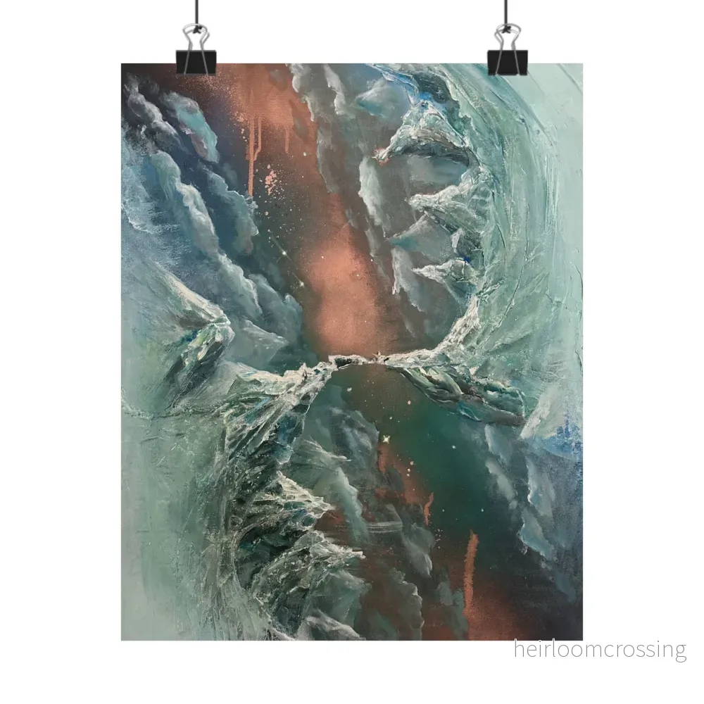 Clashing tens - matte poster