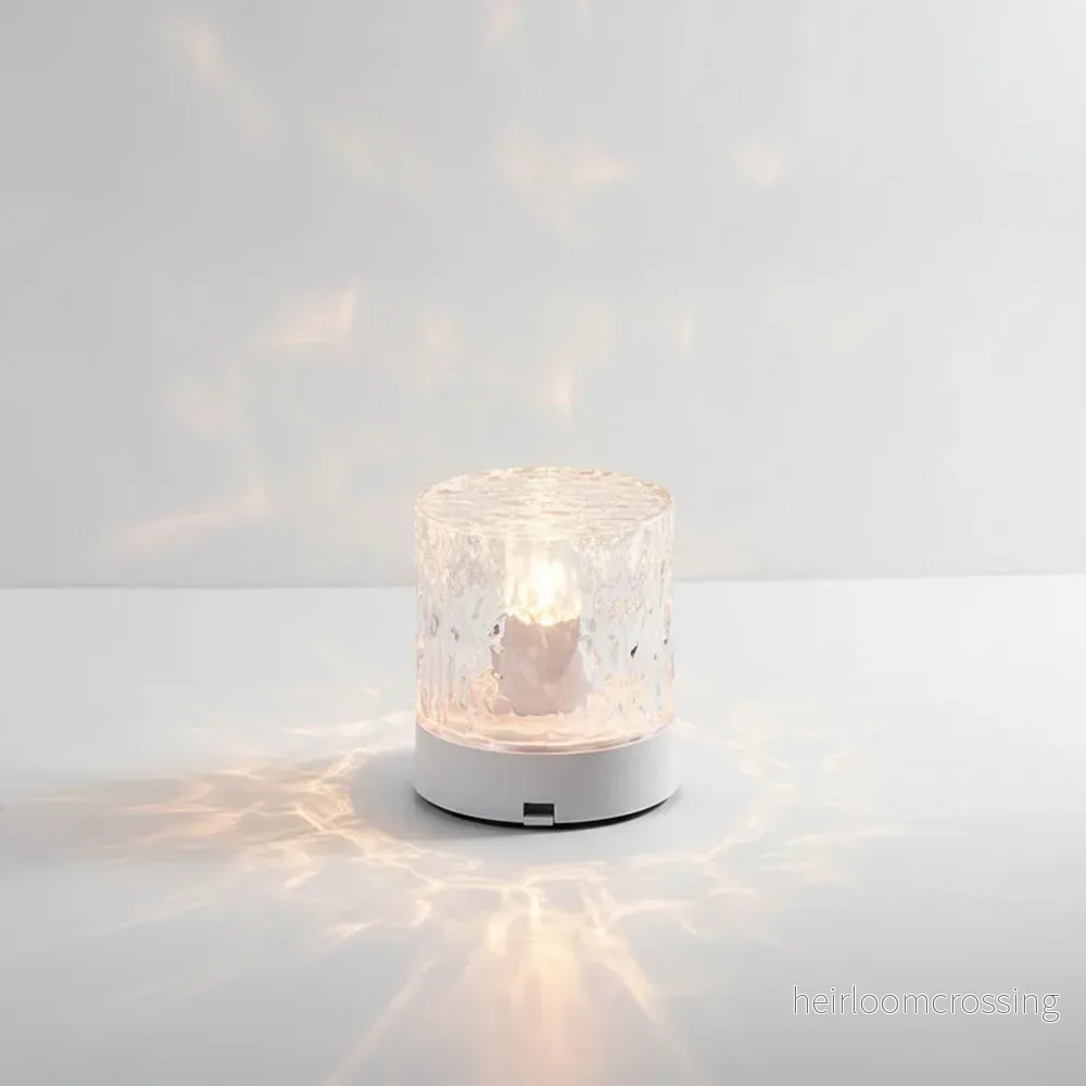 Akrylglas Vatteneffektlampa - AuraRipple - Bild 2
