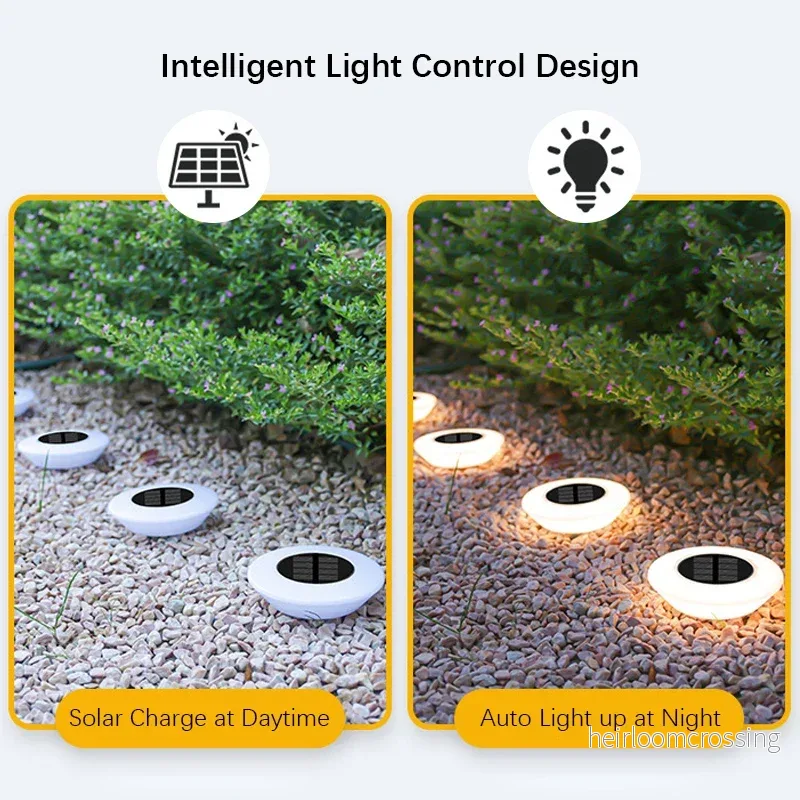 Solar Glow Path Lights (4-Pack) – Waterproof LED Garden Pathway Lights - Bild 2
