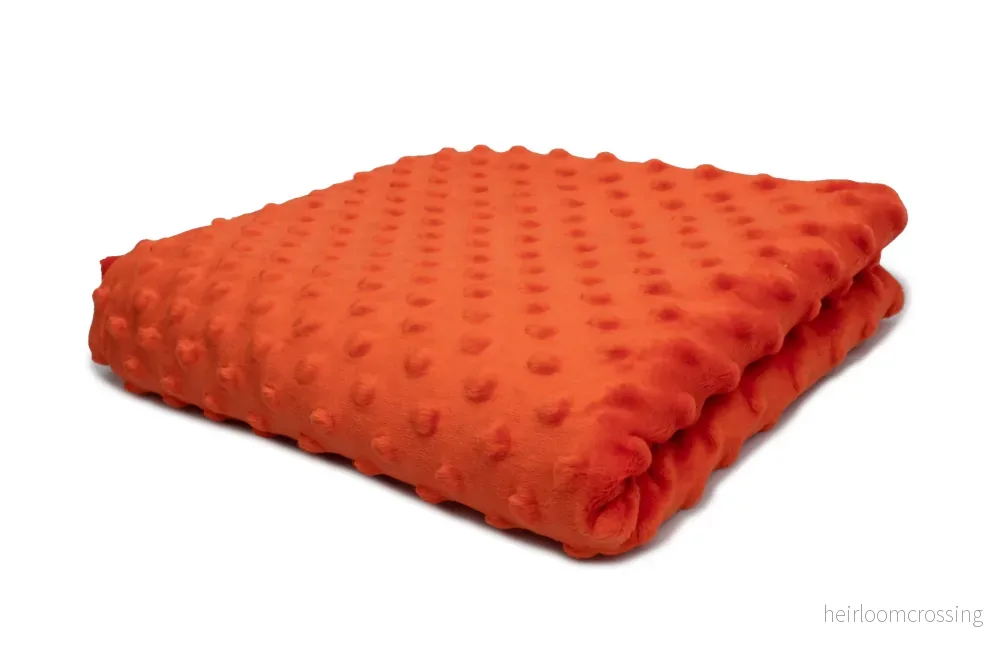 SISTA BITEN 50%! MINKY PLOPPAR ORANGE 91CM - Bild 2