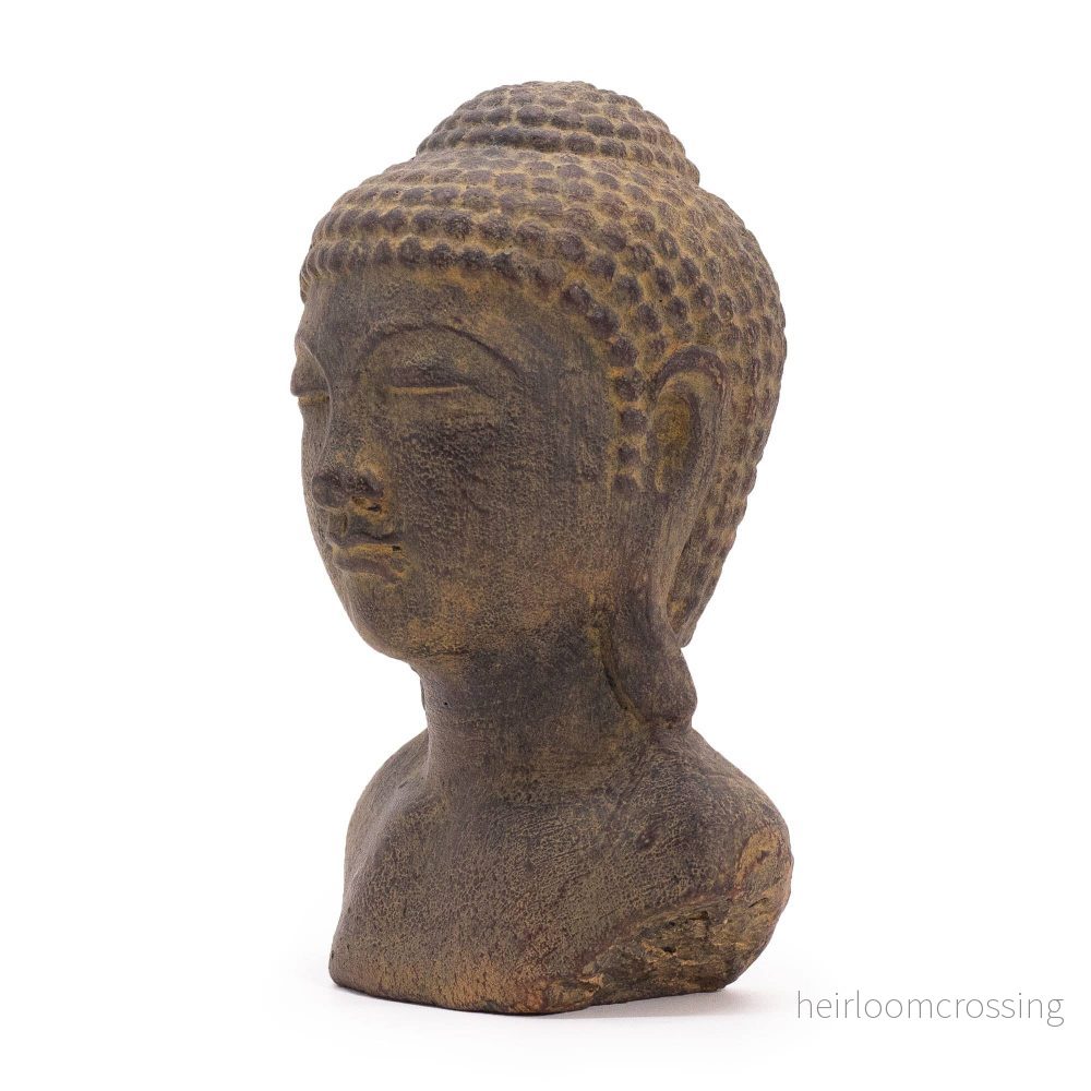 Buddha antikstaty: Grå - Bild 2