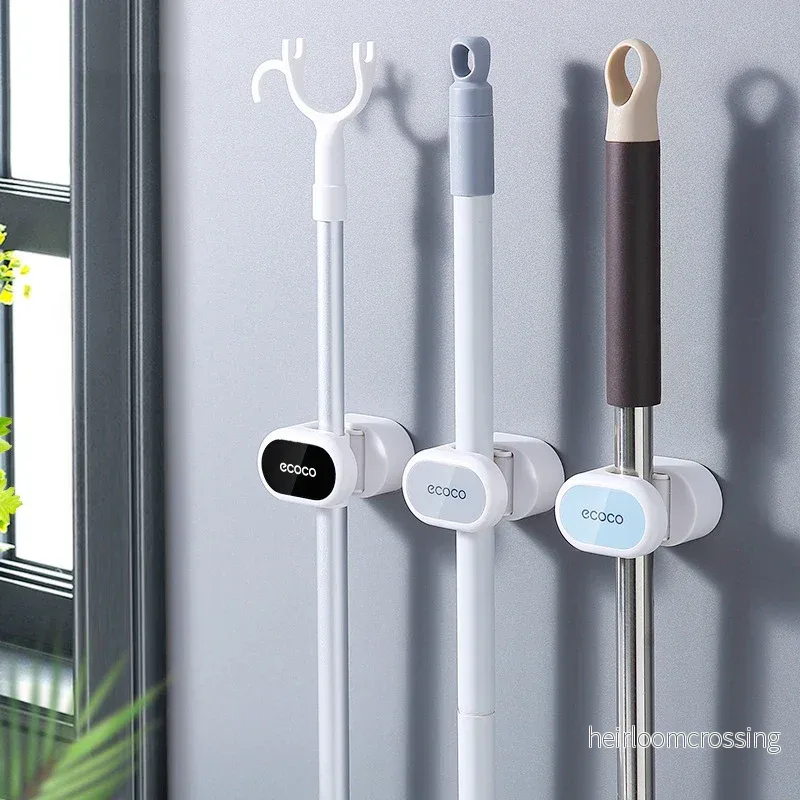 Wall-Mounted Mop & Broom Holder-Homynord - Bild 2