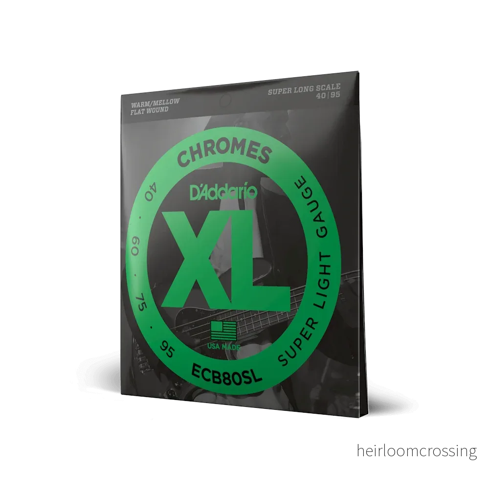 D’Addario – XL Chrome – 5 strängar set D’Addario – XL Chrome – 5 strängar set