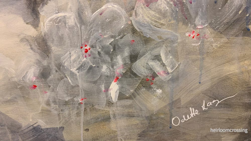 Your eyes in the dark – originalmålning - Bild 3
