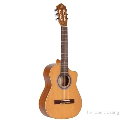 Klassisk gitarr Requinto, solid cedertopp Klassisk gitarr Requinto, solid cedertopp