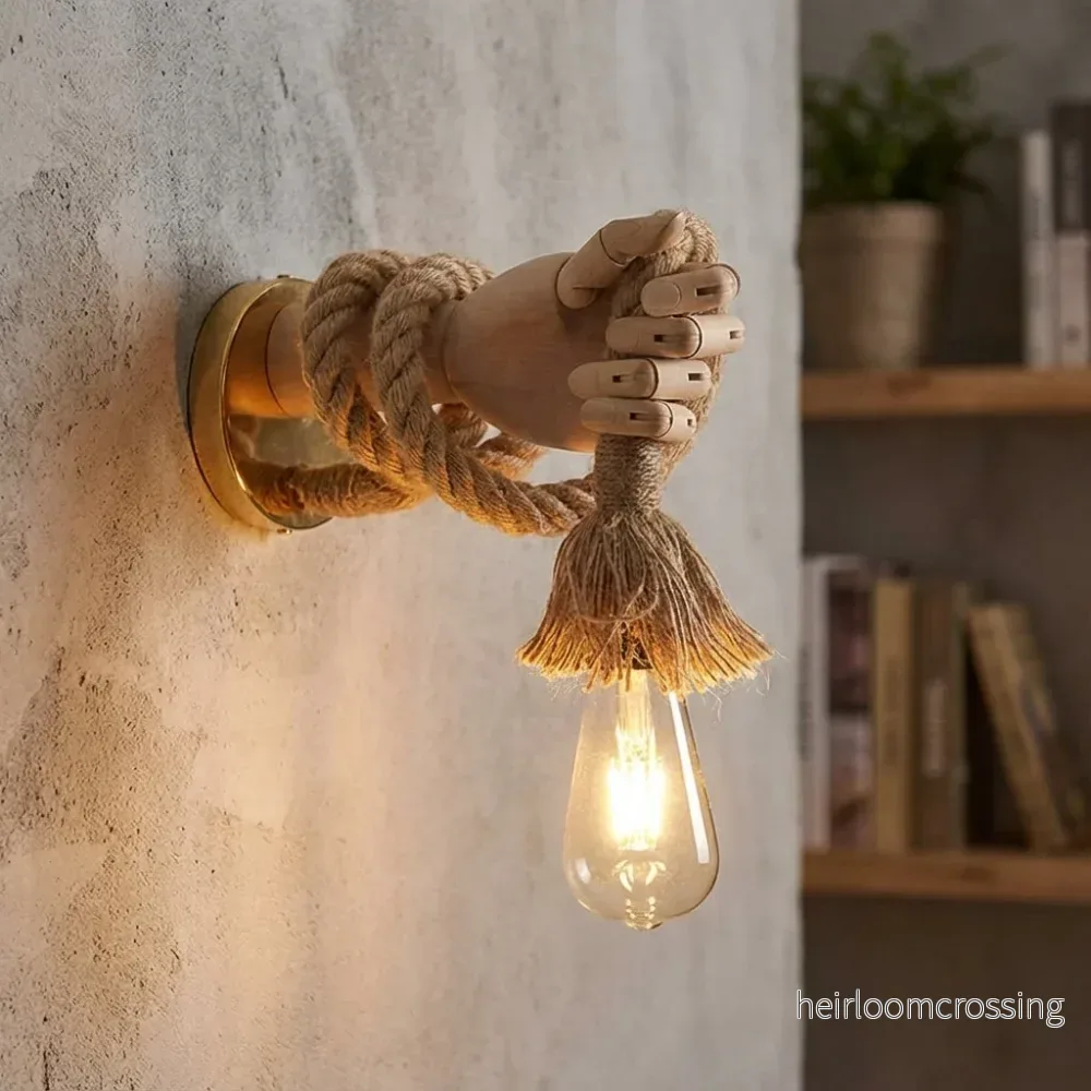 Väggmonterad dekorativ lampa – Gripora