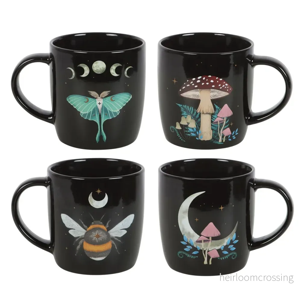 Dark Forest muggar – set med 4 st, 370 ml