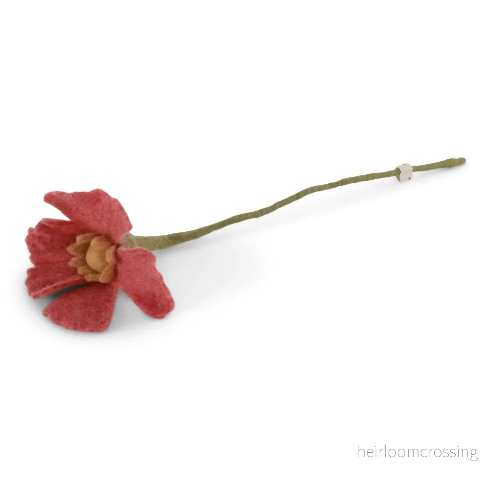 Vallmoblomma – hallonröd Vallmoblomma – hallonröd