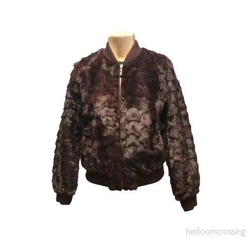 HOLLIES Lille Jacka Mink Burgundy HOLLIES Lille Jacka Mink Burgundy