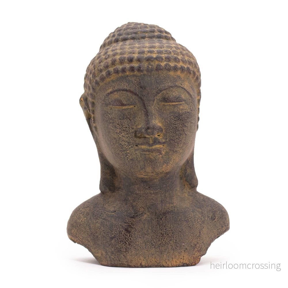 Buddha antikstaty: Grå