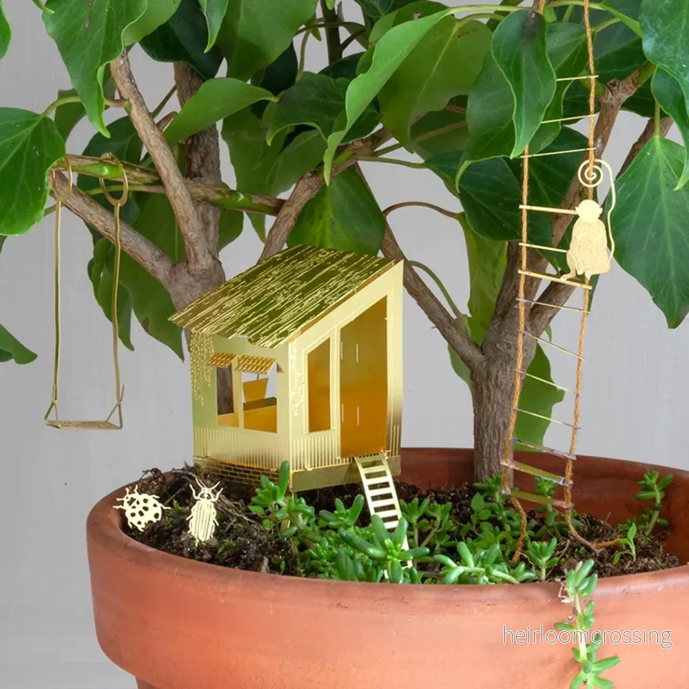 Miniträdhus | DIY-set i mässing