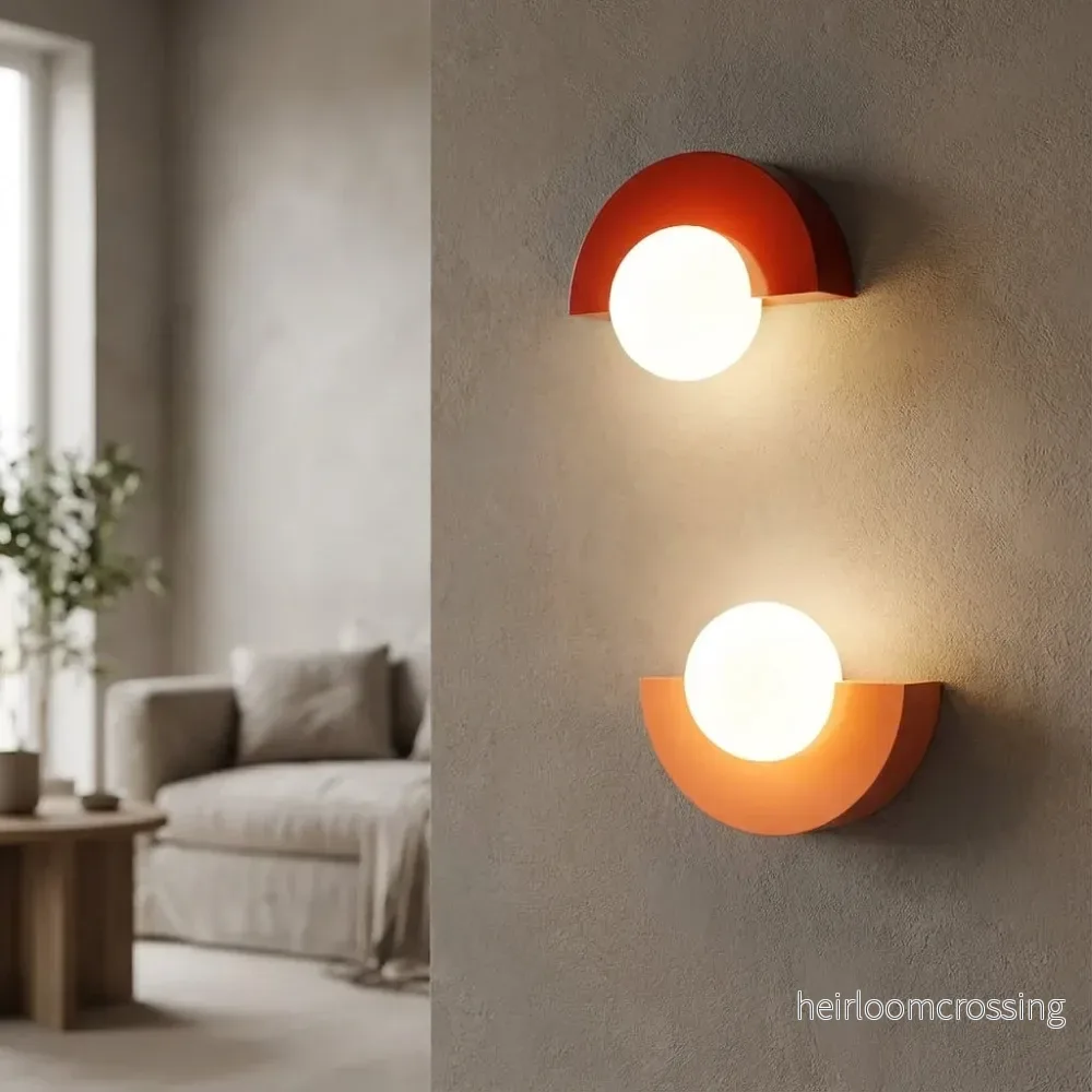 Halvrund vägglampa – Haloform