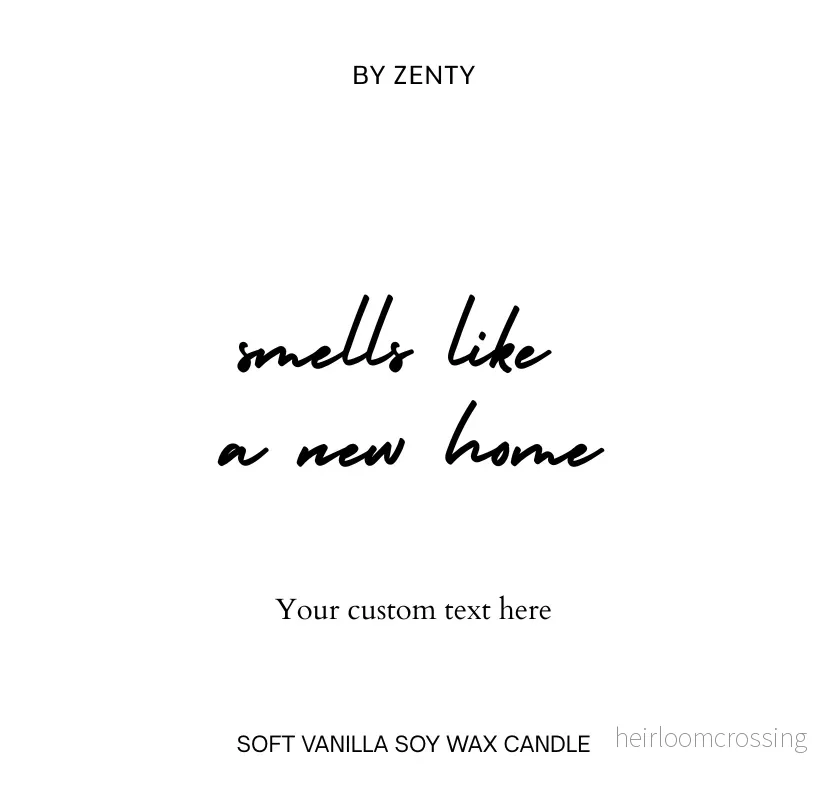 Personalised Smells Like A New Home Scented Candle Personalised Smells Like A New Home Scented Candle