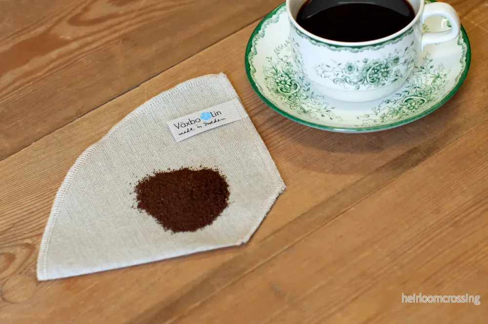 Kaffefilter i lintyg Kaffefilter i lintyg