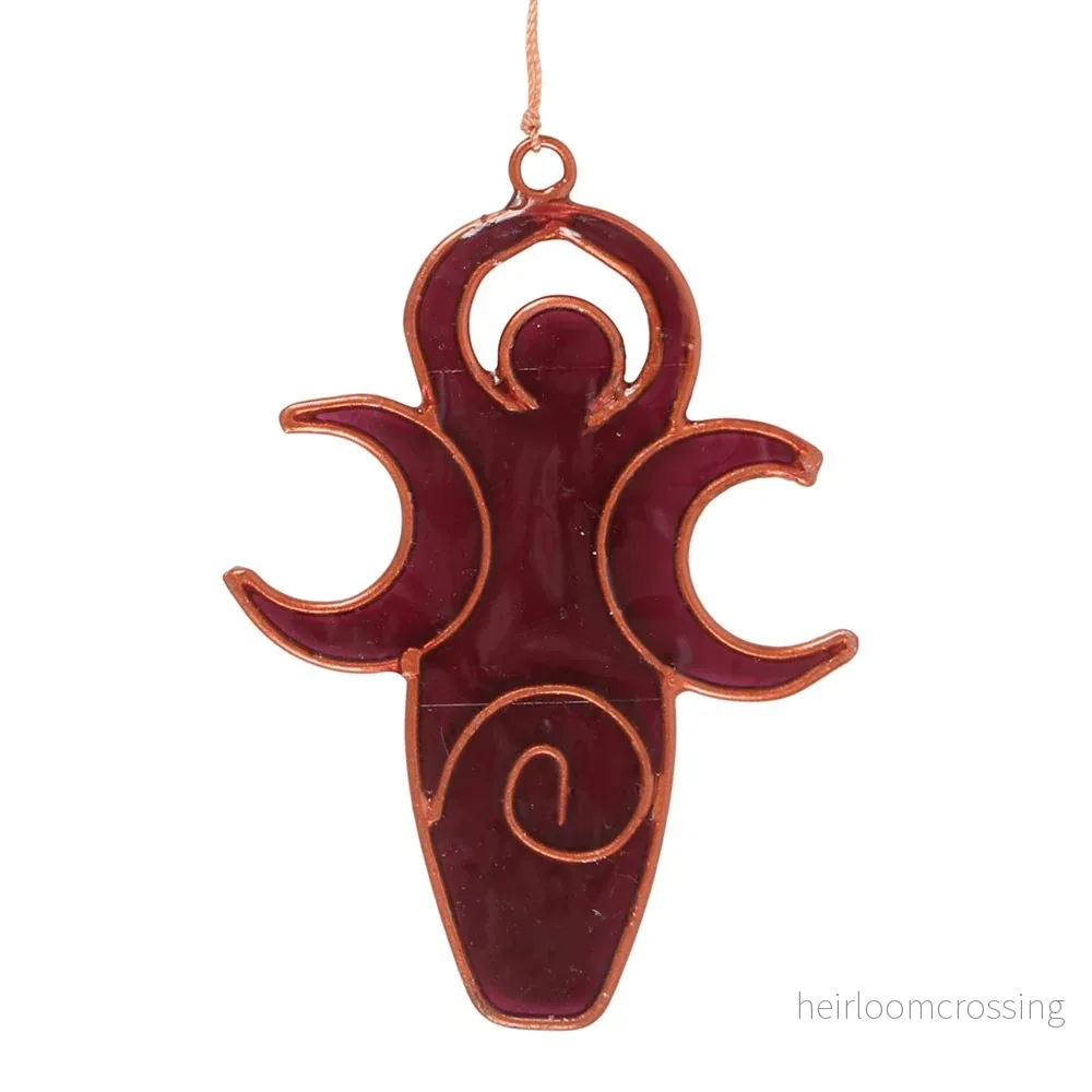 Triple Moon Goddess solfångare – 15,5 cm - Bild 3