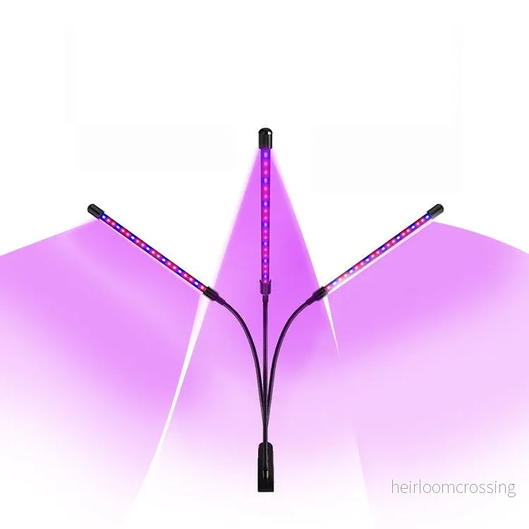 Växtbelysning 4 armar - välj vitt eller färgat ljus - Bild 2