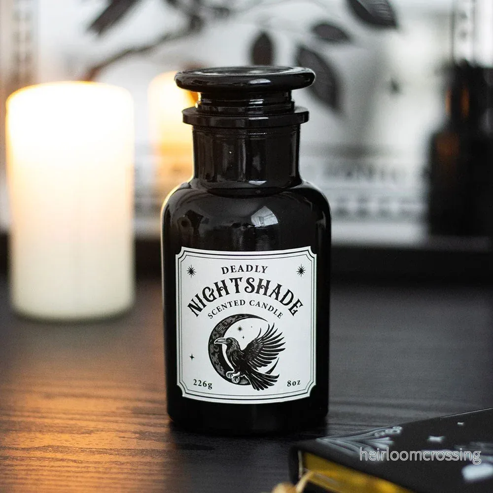 Mystic Raven Deadly Nightshade Scented Candle Mystic Raven Deadly Nightshade Scented Candle