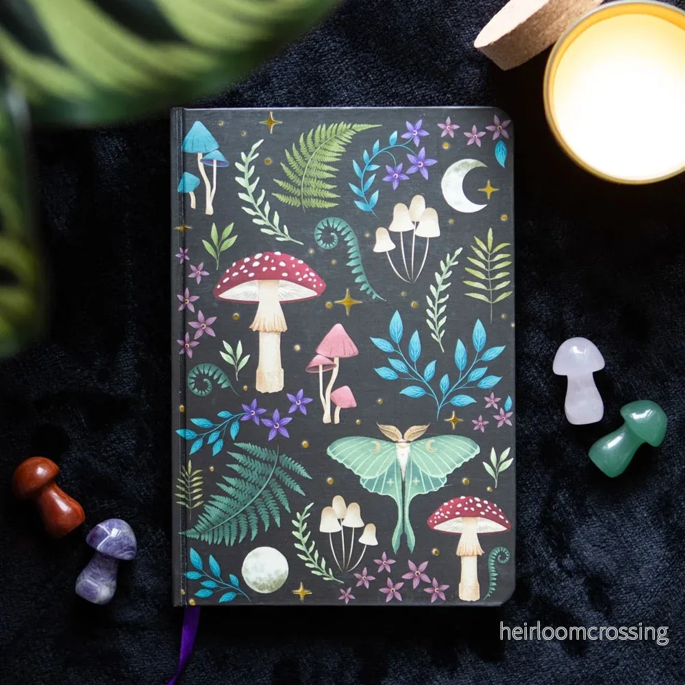 Dark Forest A5-anteckningsbok – 200 linjerade sidor - Bild 2