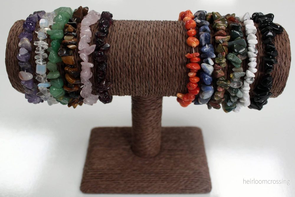 Rosenkvarts Chips Armband - Bild 3